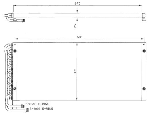 Радіатори кондиціонера NF 35323 для MAN F 2000 33.373 DFAC